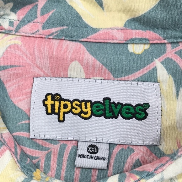 Tipsy Elves Men's Talk Birdie To Me Shirt Size XXL New - Picture 3 of 9